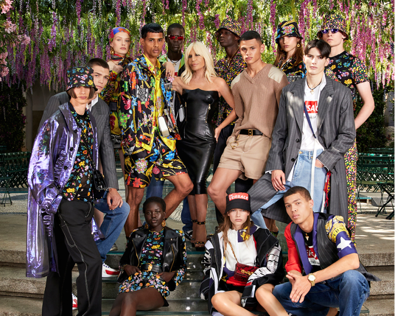 Donatella Versace: 'I love being surrounded by gorgeous guys