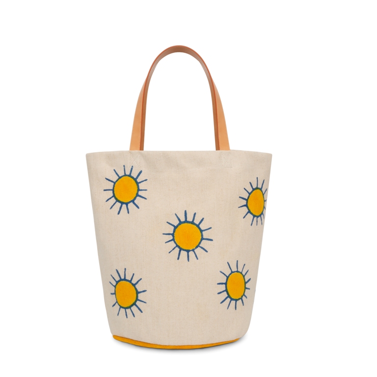 We've found the perfect summer tote bag by Mansur Gavriel and Antica  Stamperia
