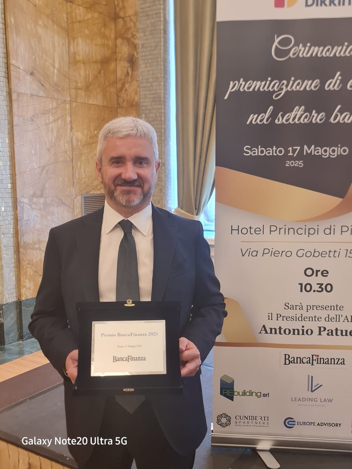 Alla Banca Popolare di Fondi il prestigioso premio 'Banca Finanza 2025'